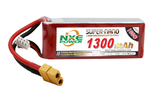 1300mAh 100C 6S 22.2V FPV穿越機電池