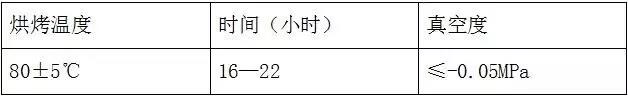 電池真空烘烤